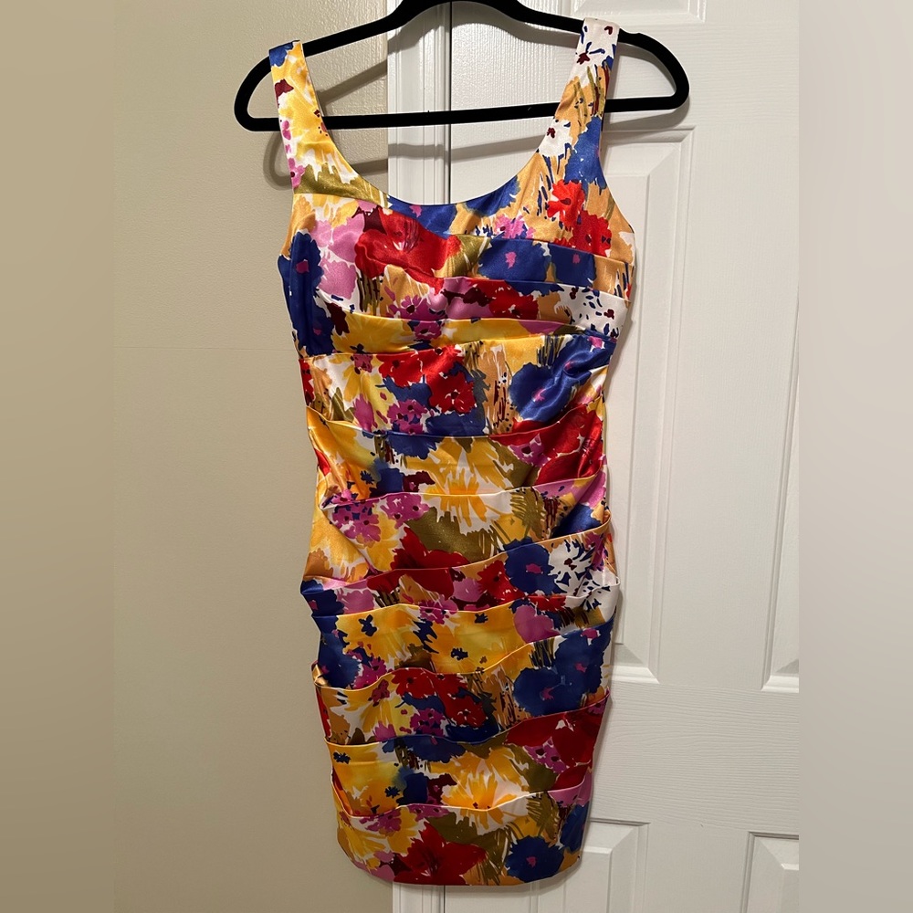Bisou Bisou Floral Dress, Size 4